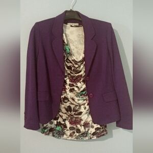 Cleo purple blazer